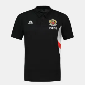 2421913-OGC NICE PRESENTATION Polo SS N°1 M blac | Polo Unisexe