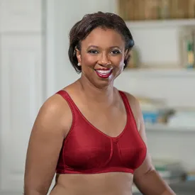 ABC Rose Contour Mastectomy Bra Ruby Red