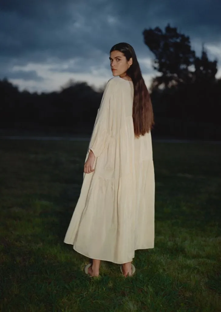 Airi Maxi Dress — Champagne