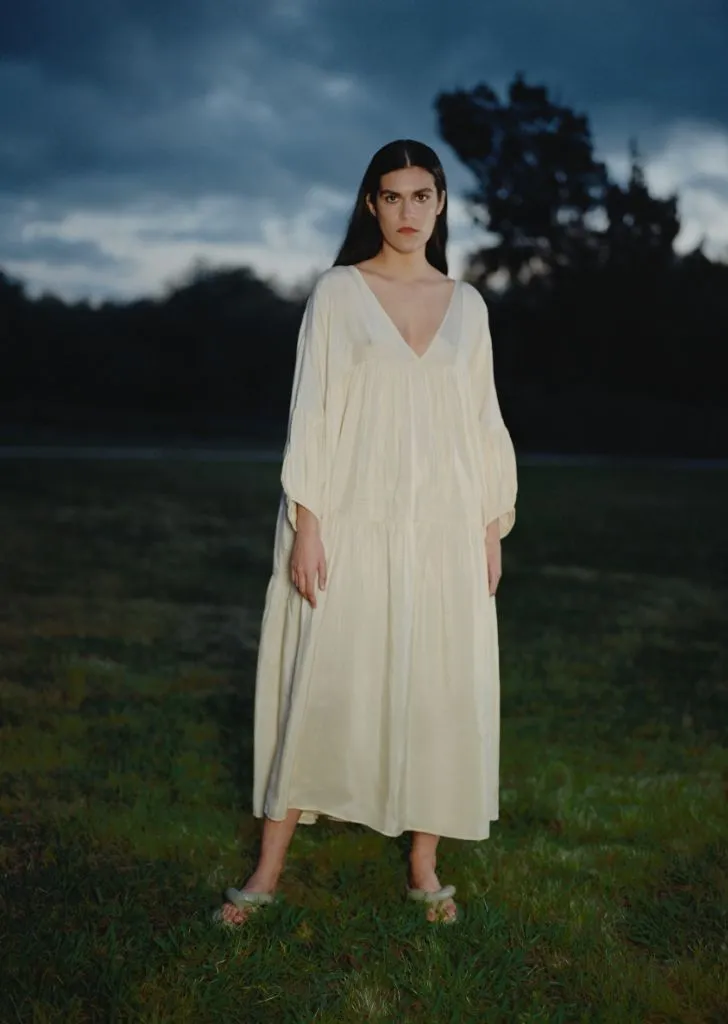 Airi Maxi Dress — Champagne