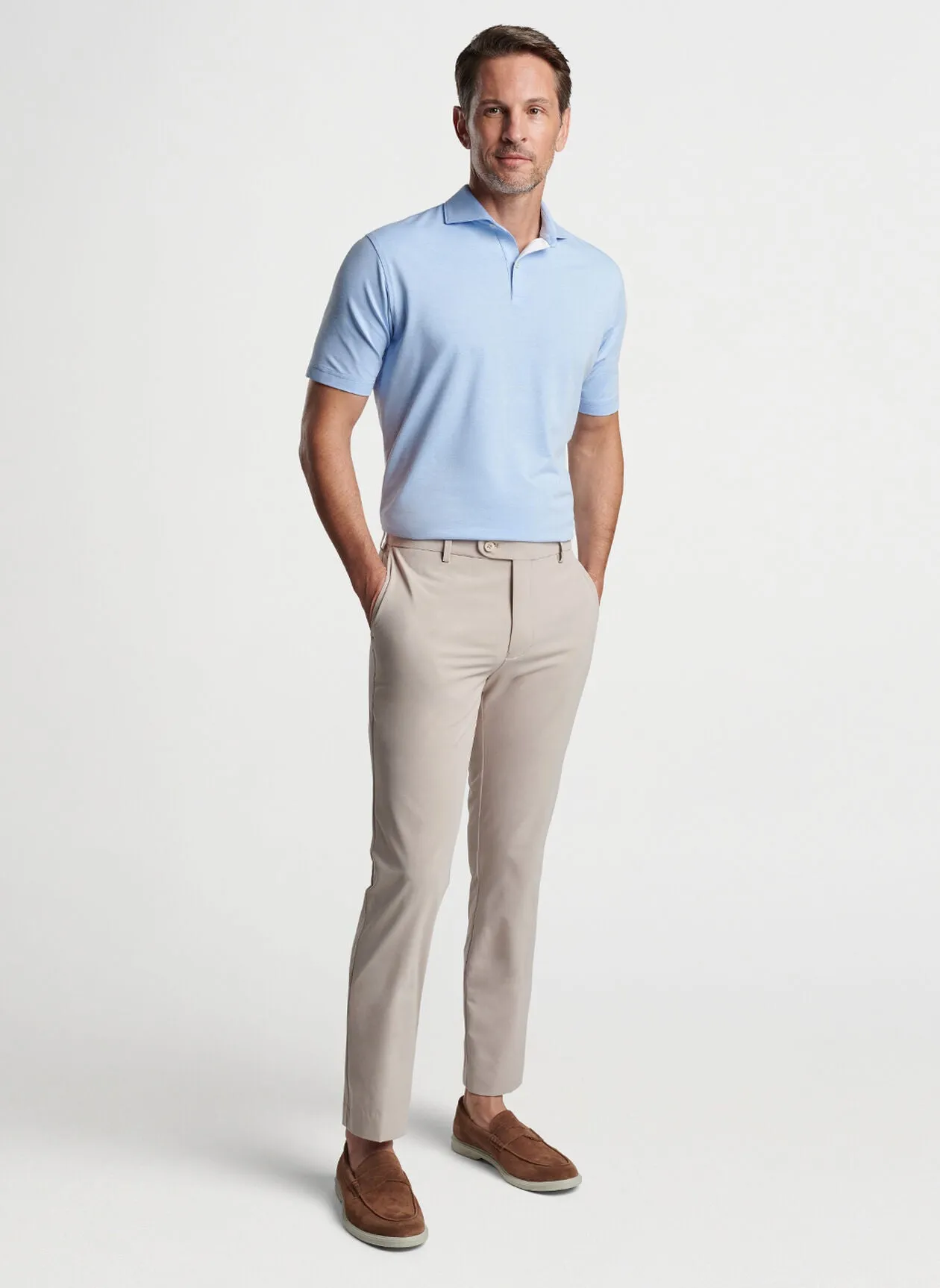 Albatross Cotton Blend Pique Polo