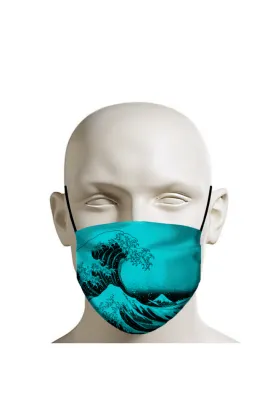 Aqua-tinted Great Wave Off Kanagawa