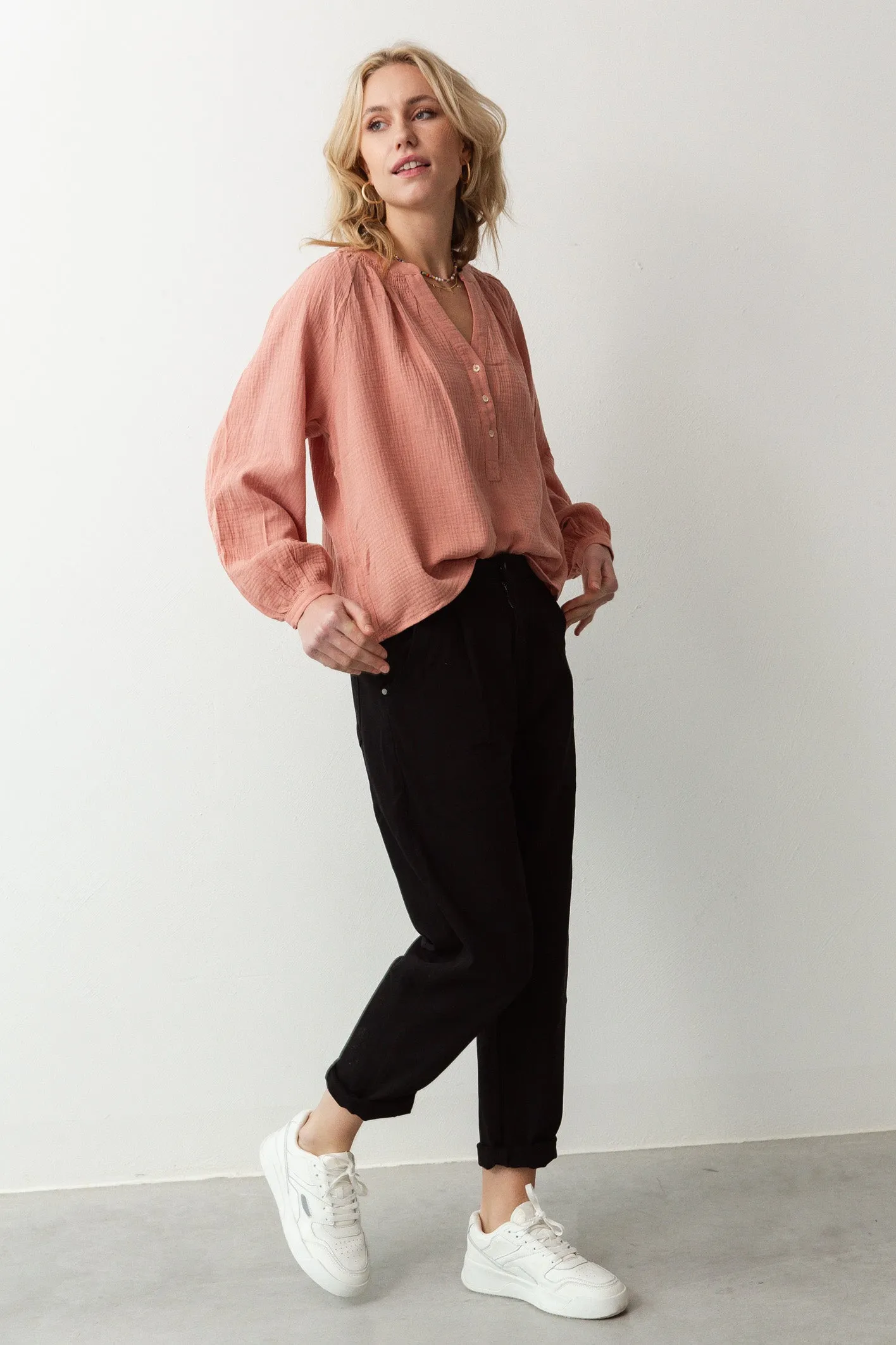 Basile Mom Jeans Black
