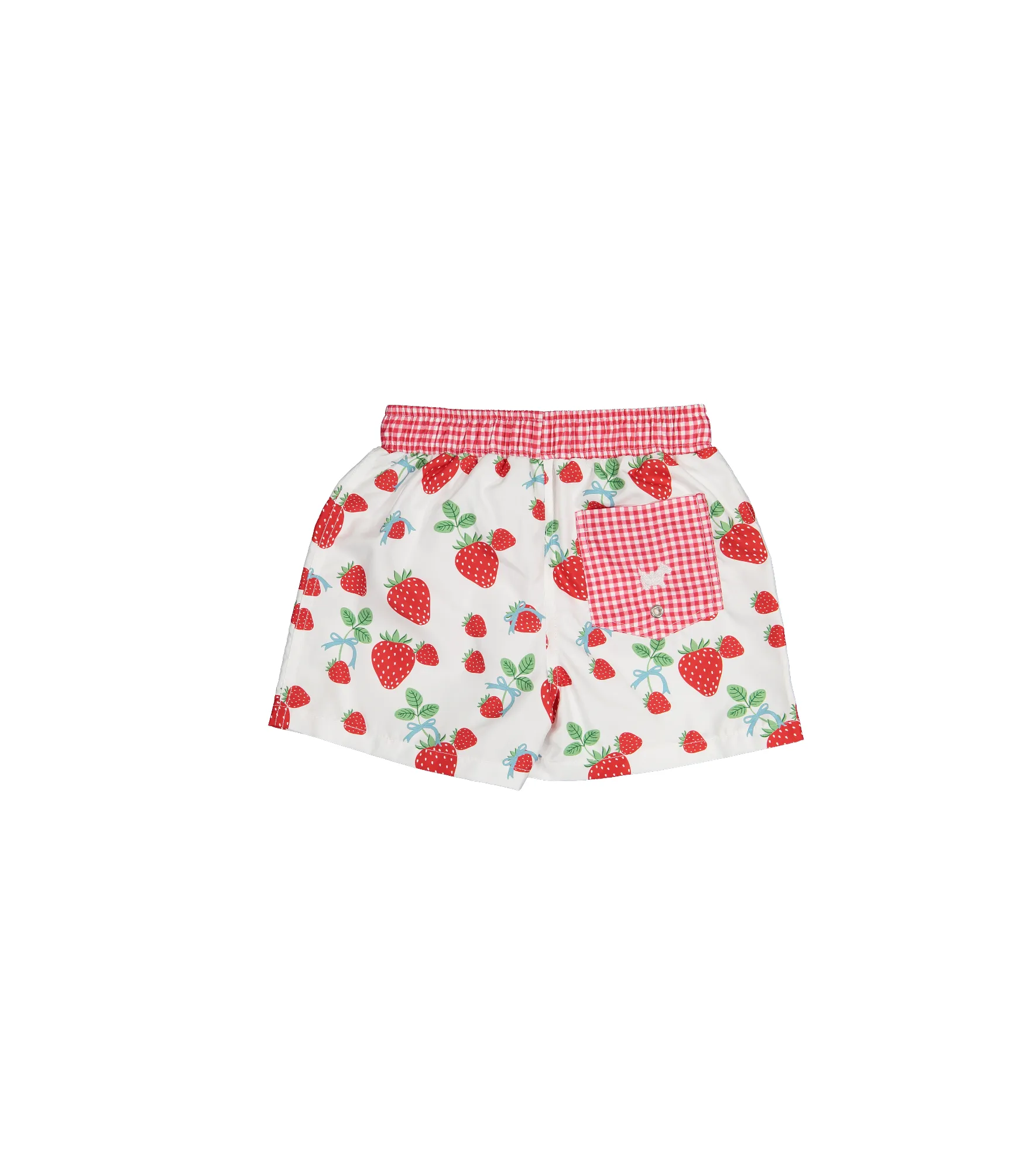 Berries Red Gingham Trunks