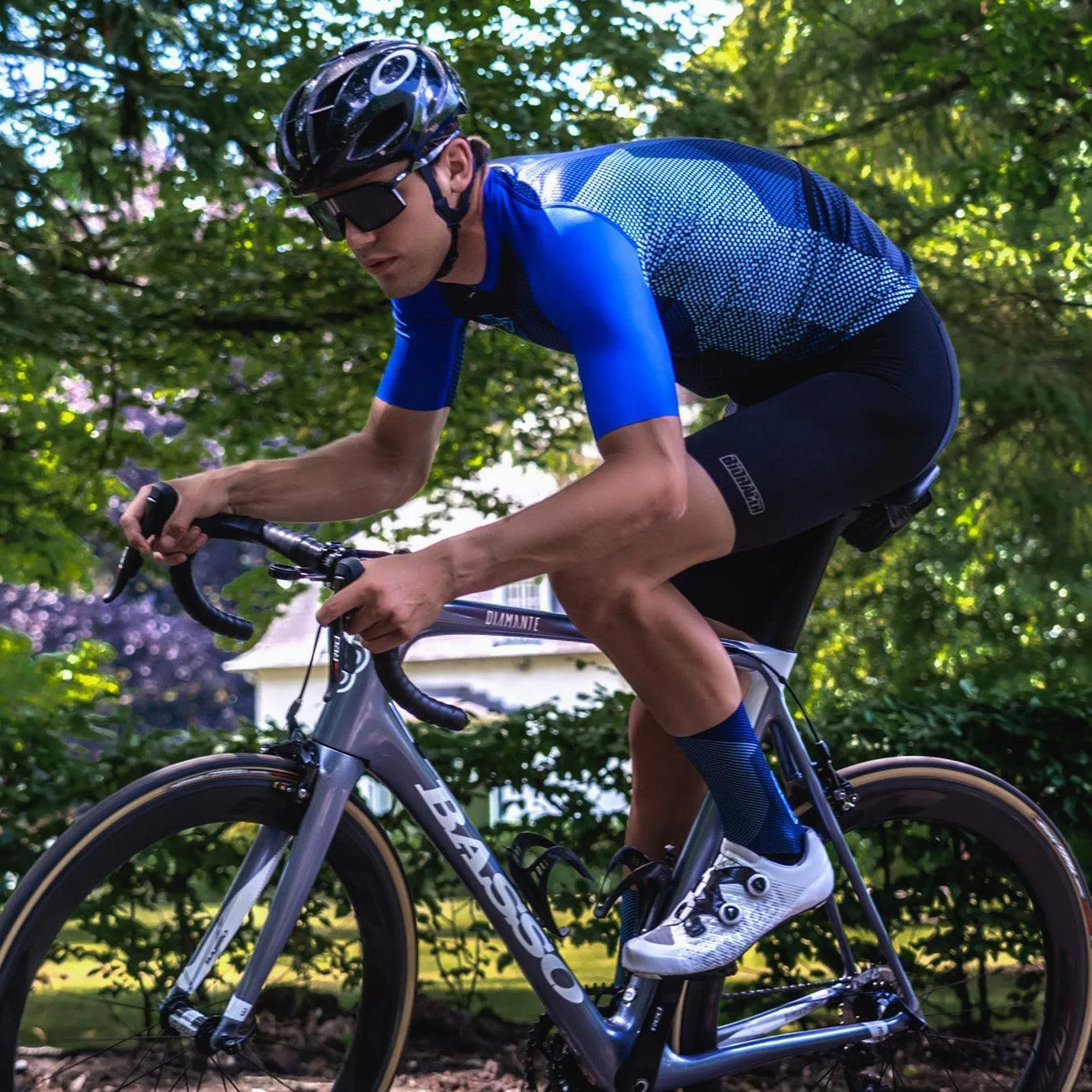 Bioracer Men'S Spitfire Jersey - Blue Blitzz