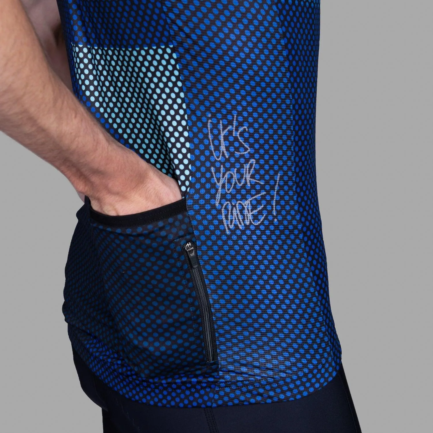 Bioracer Men'S Spitfire Jersey - Blue Blitzz