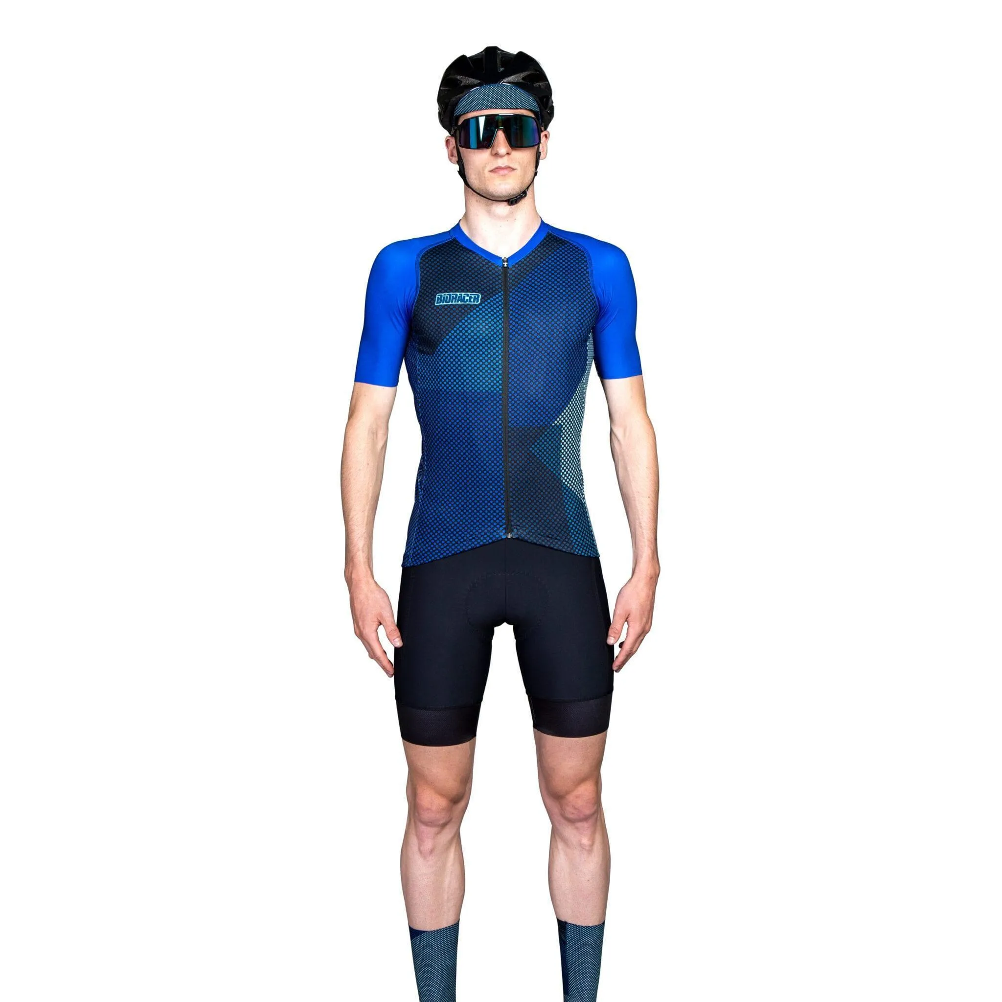 Bioracer Men'S Spitfire Jersey - Blue Blitzz