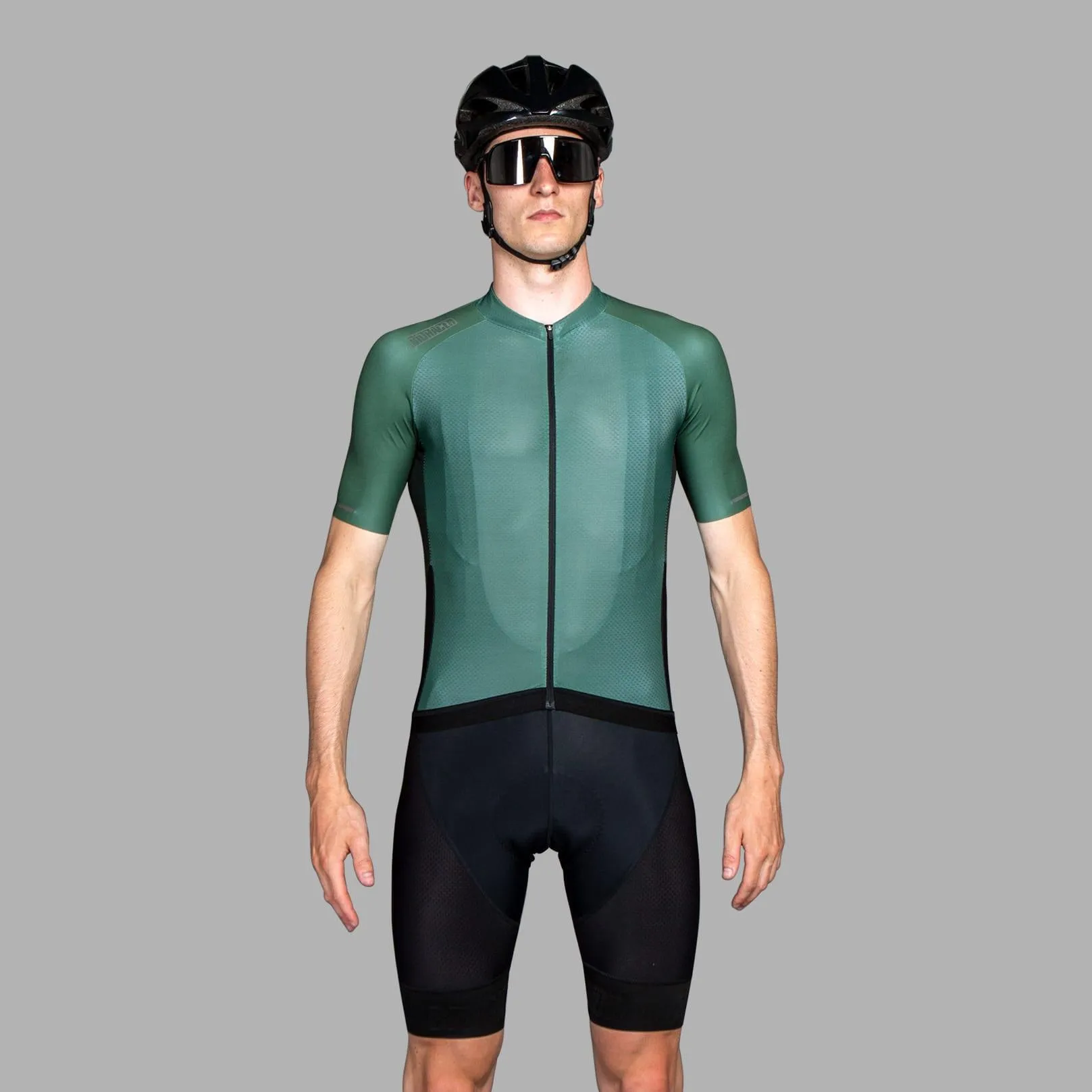 Bioracer Men'S Sprinter Coldblack Jersey - Olive