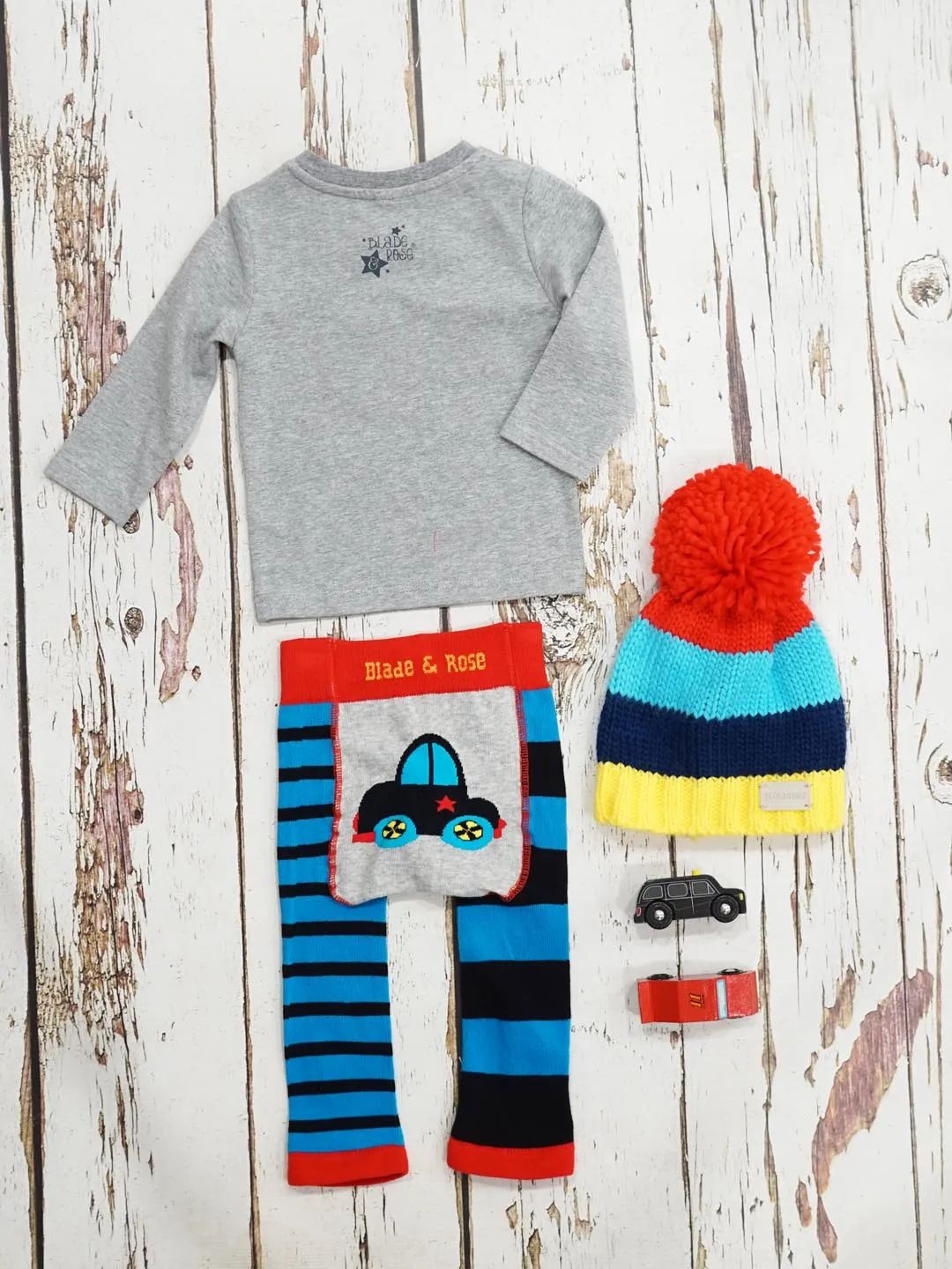 Blade adn Rose Car Cotton Socks 車車全棉嬰兒襪