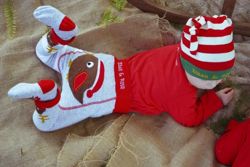 Blade and Rose Robin Cotton Socks 羅賓鳥全棉嬰兒襪