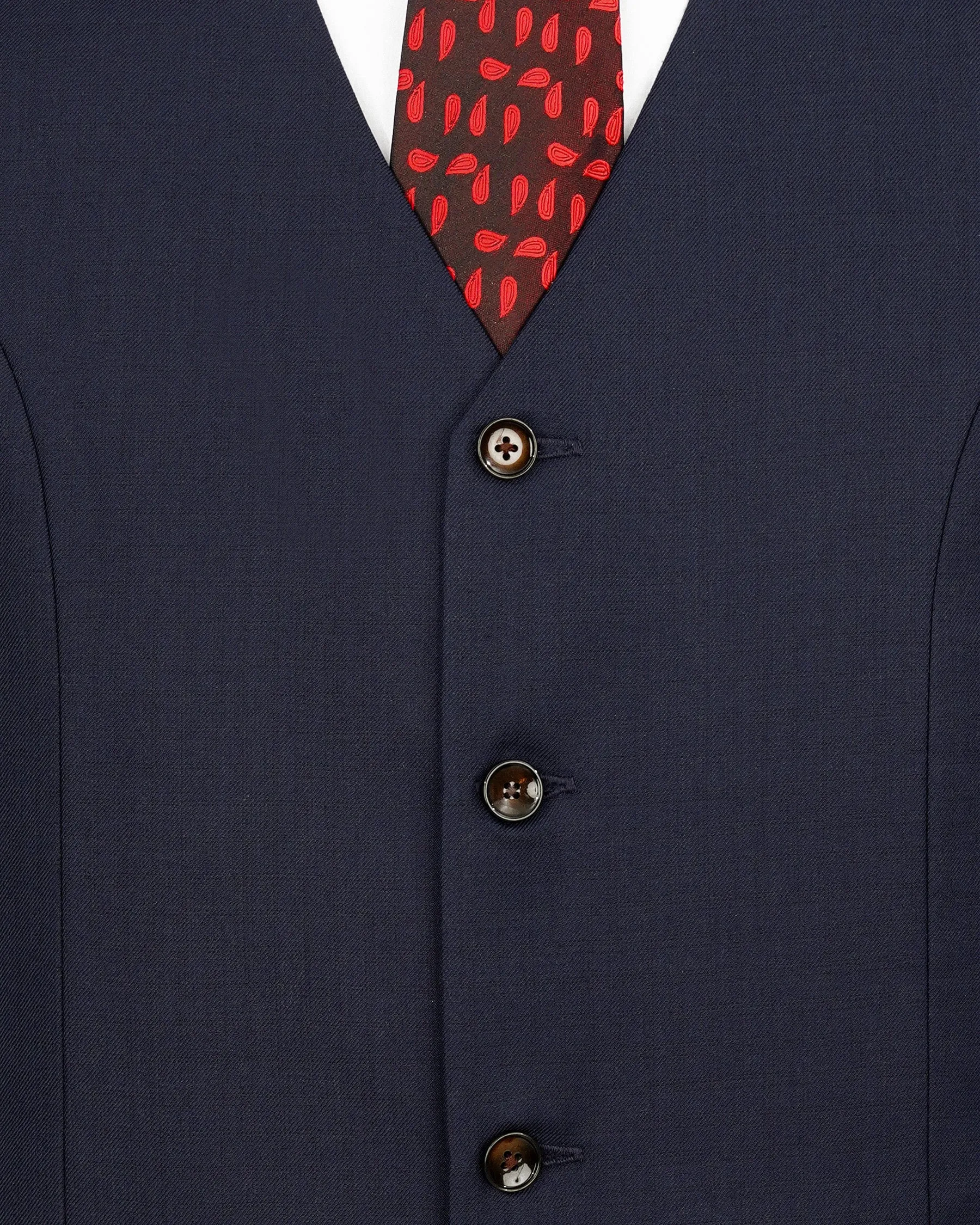 Bleached Cedar Blue Waistcoat