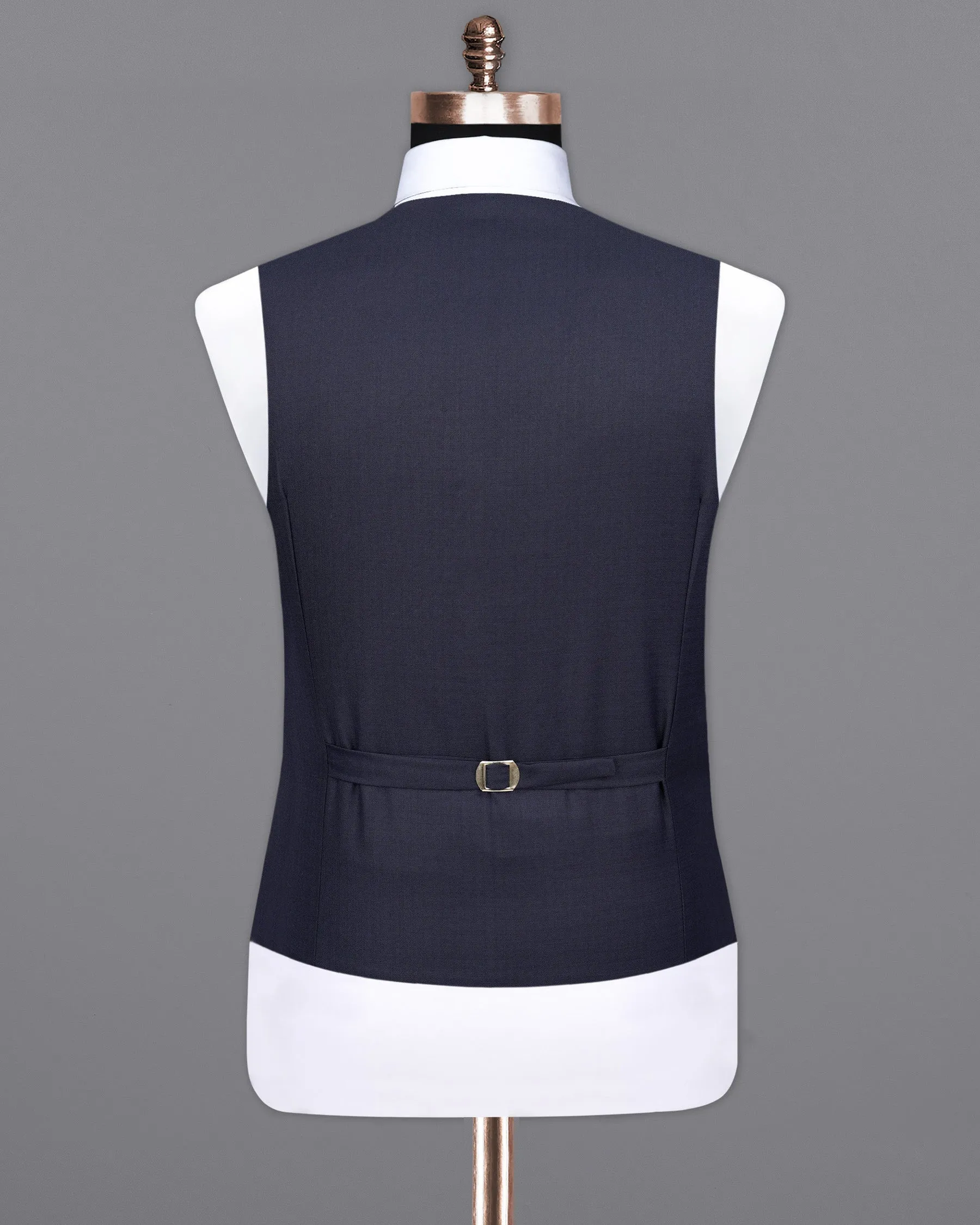 Bleached Cedar Blue Waistcoat