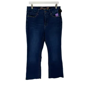 Blue Denim Jeans Straight Seven 7, Size 12