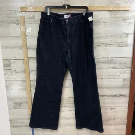 Blue Denim Jeans Wide Leg Cabi, Size 16