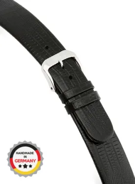 Bolivia - Black - Teju Lizard Grained