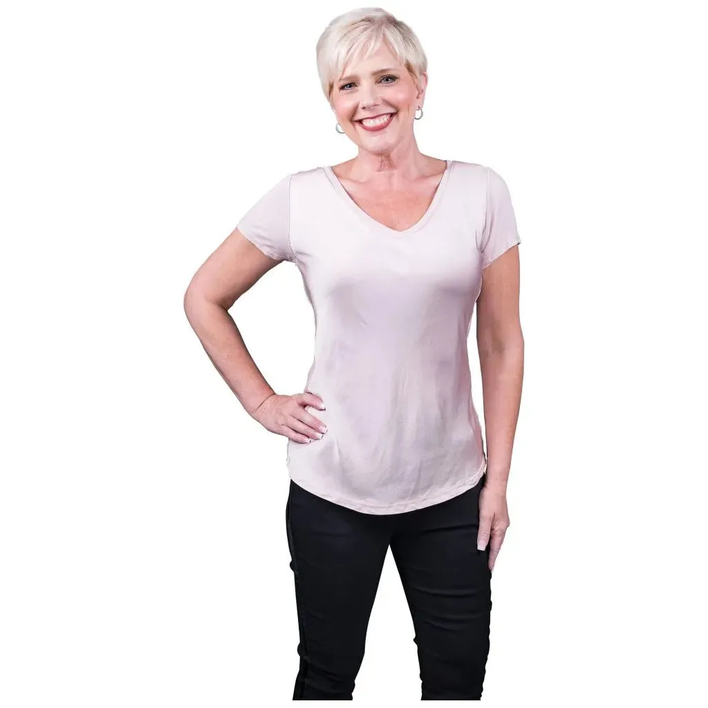 Brea Blush Sheen Top