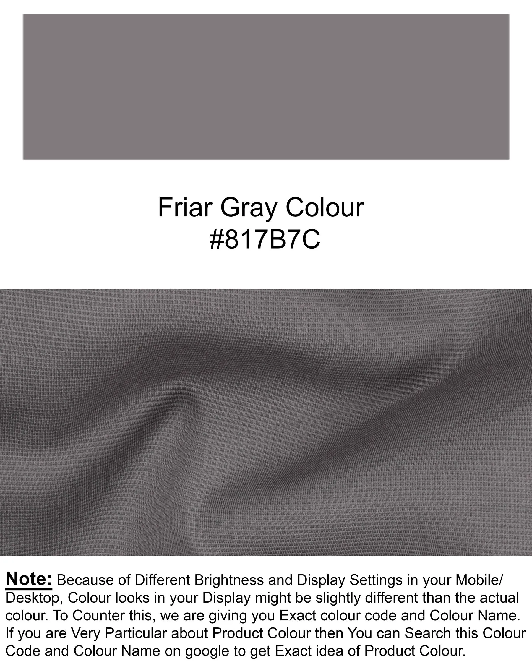 Bright Grey Premium Cotton Waistcoat