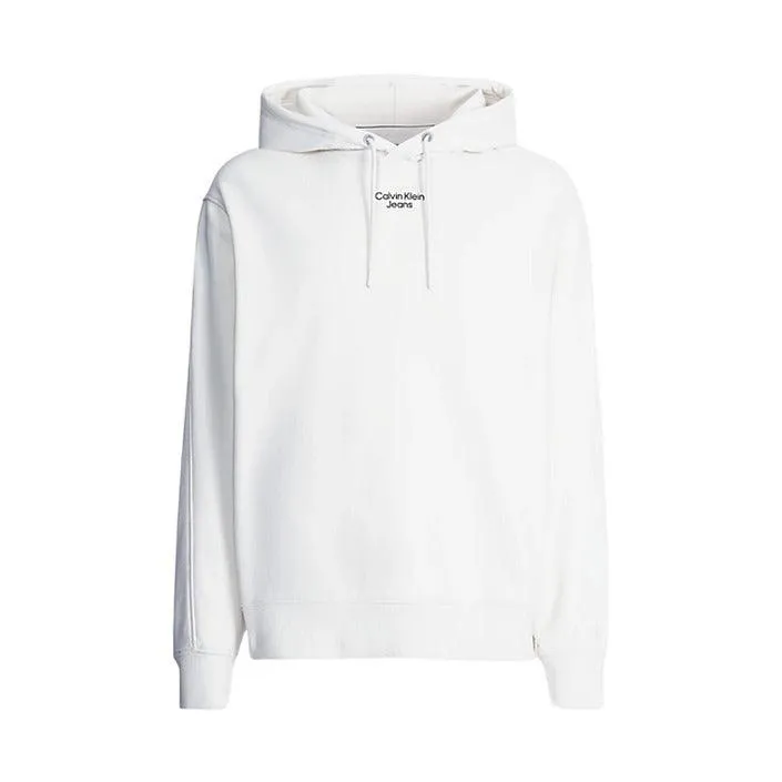 Calvin Klein Jeans Miesten Valkoinen Huppari
