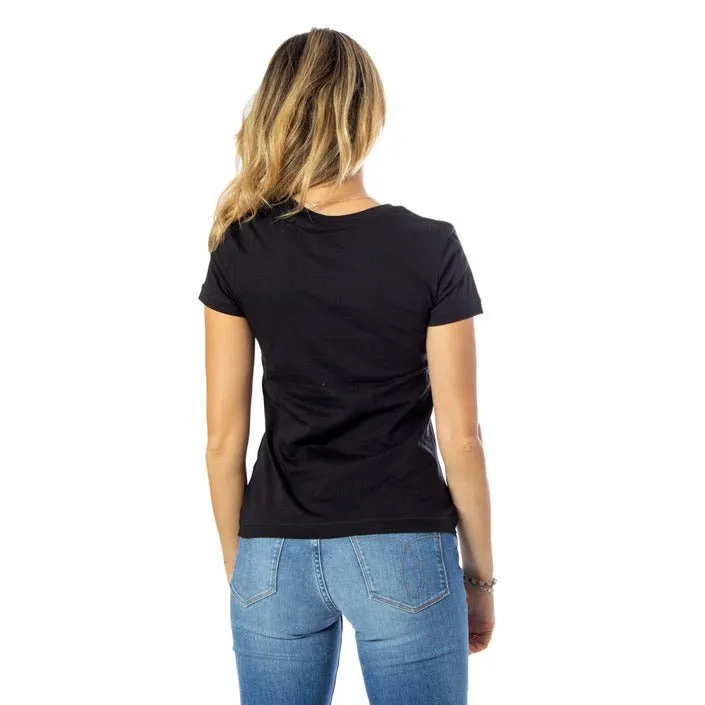 Calvin Klein Jeans Naisten Musta Painokuviollinen T-paita