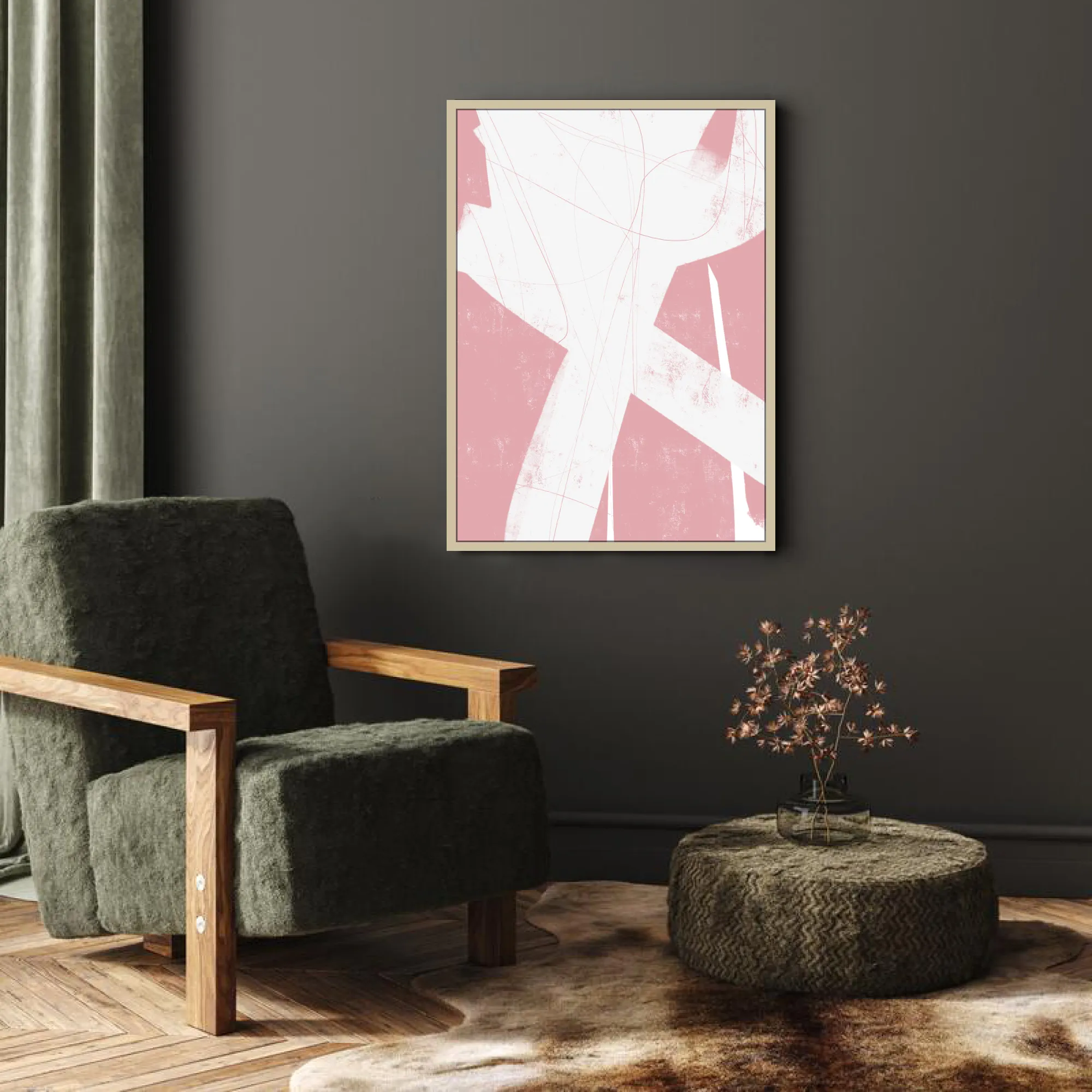 Canvas Print: "All Of The Thoughts #3"