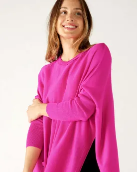 Catalina Crewneck Sweater in Lipstick