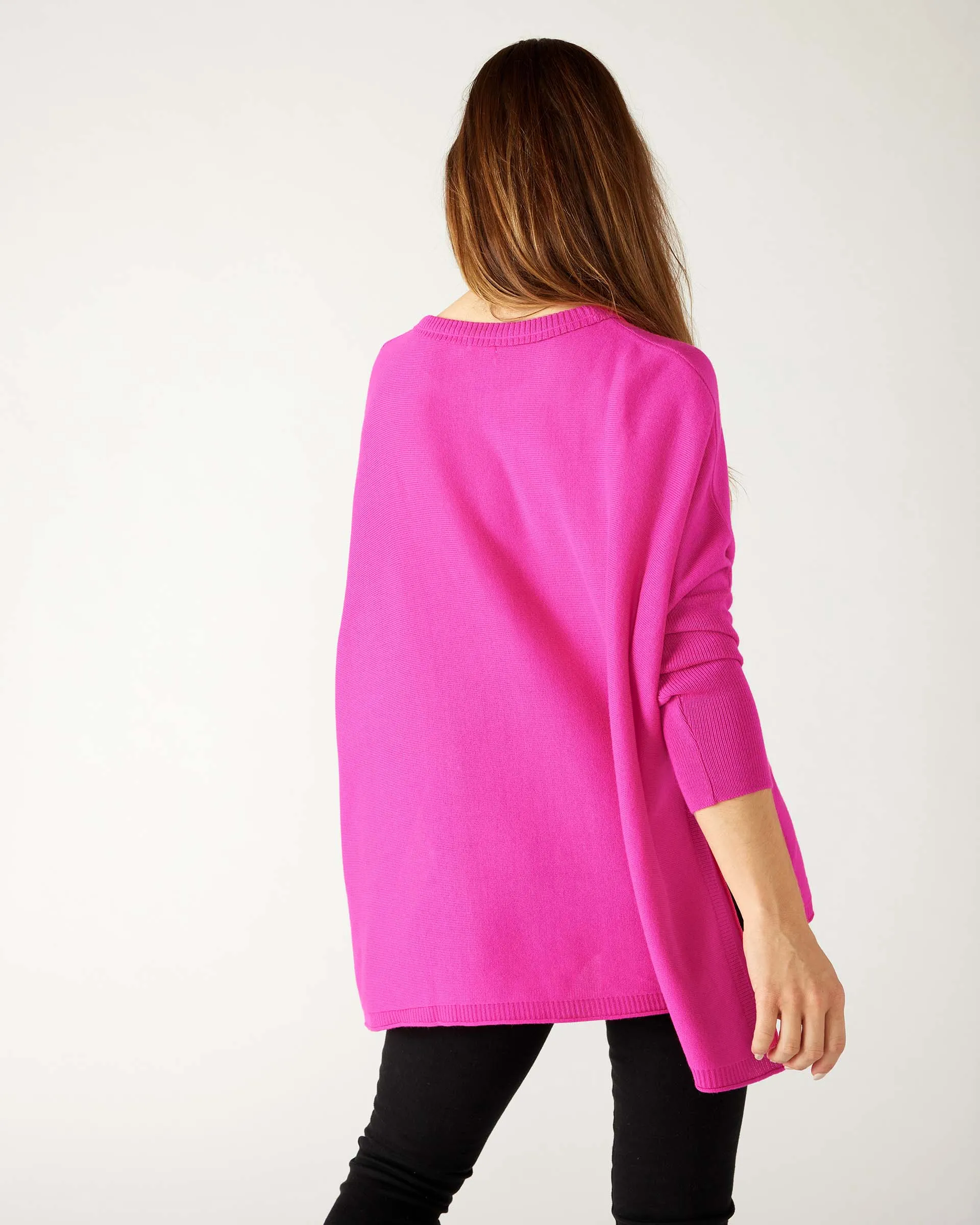 Catalina Crewneck Sweater in Lipstick