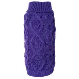 Chunky Knit Sweater | Purple