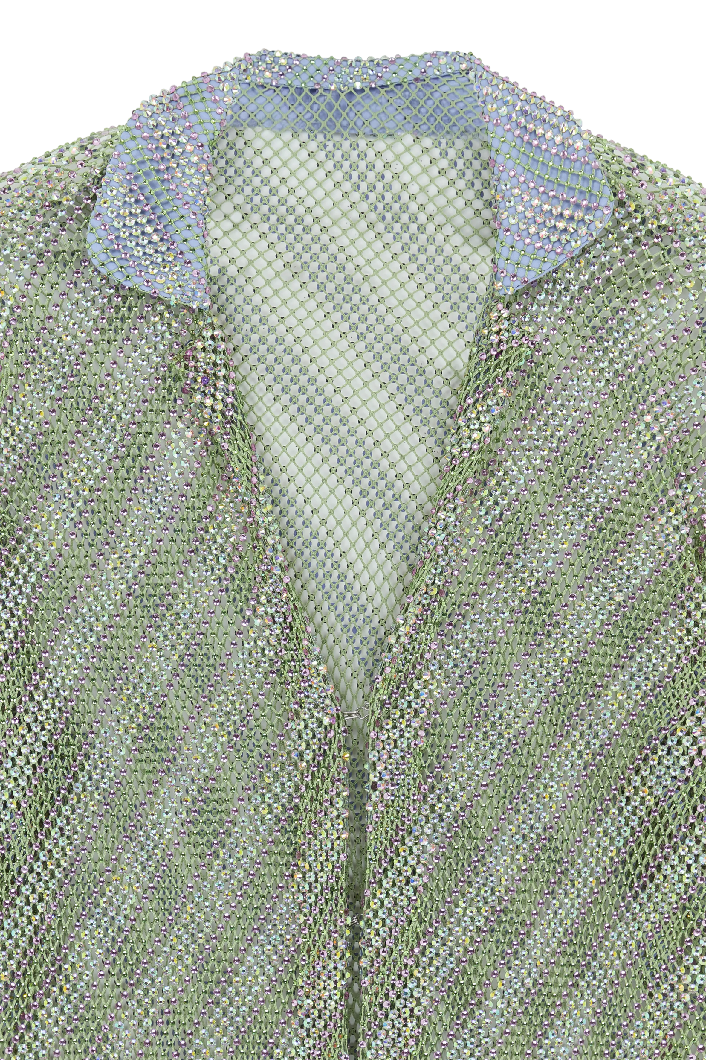 Crystal Mesh Pyjama Shirt
