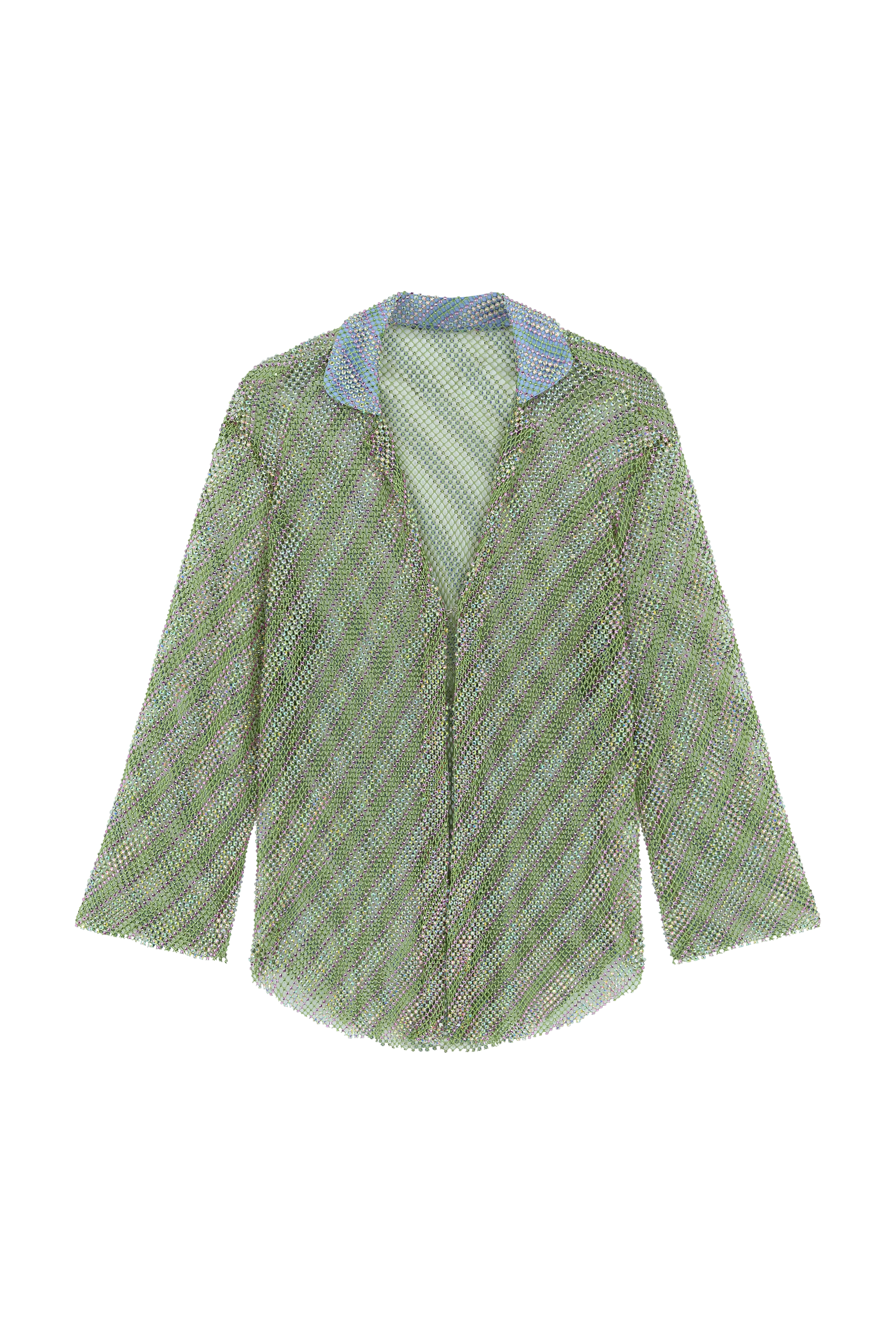 Crystal Mesh Pyjama Shirt