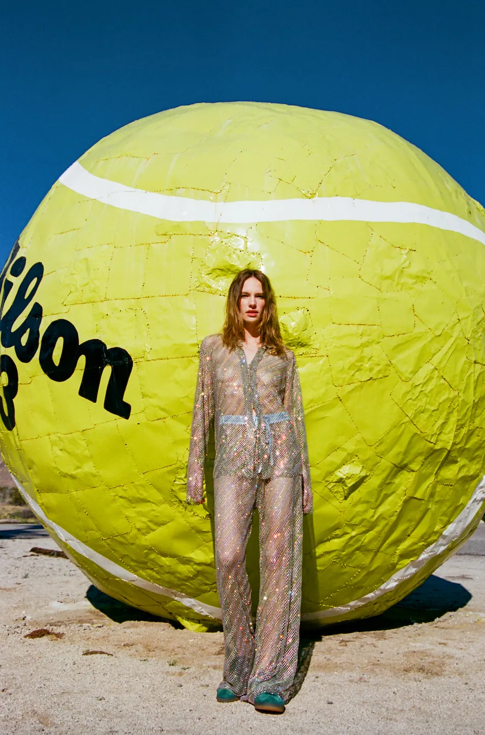 Crystal Mesh Pyjama Shirt