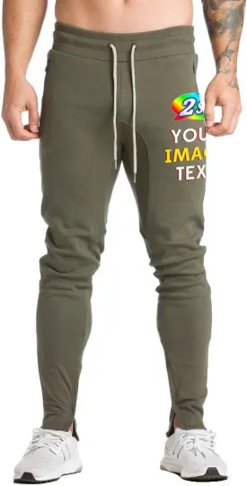 Custom Personalized Men's Jogger Gym Workout Pants
