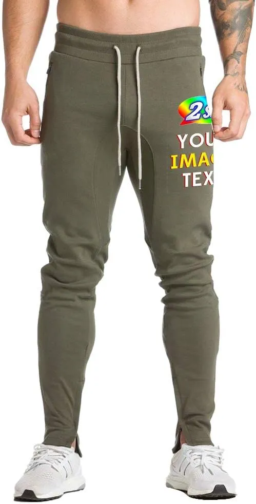 Custom Personalized Men's Jogger Gym Workout Pants