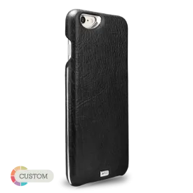 Customizable Grip Silver Argento - Unique iPhone 6/6s Leather Case