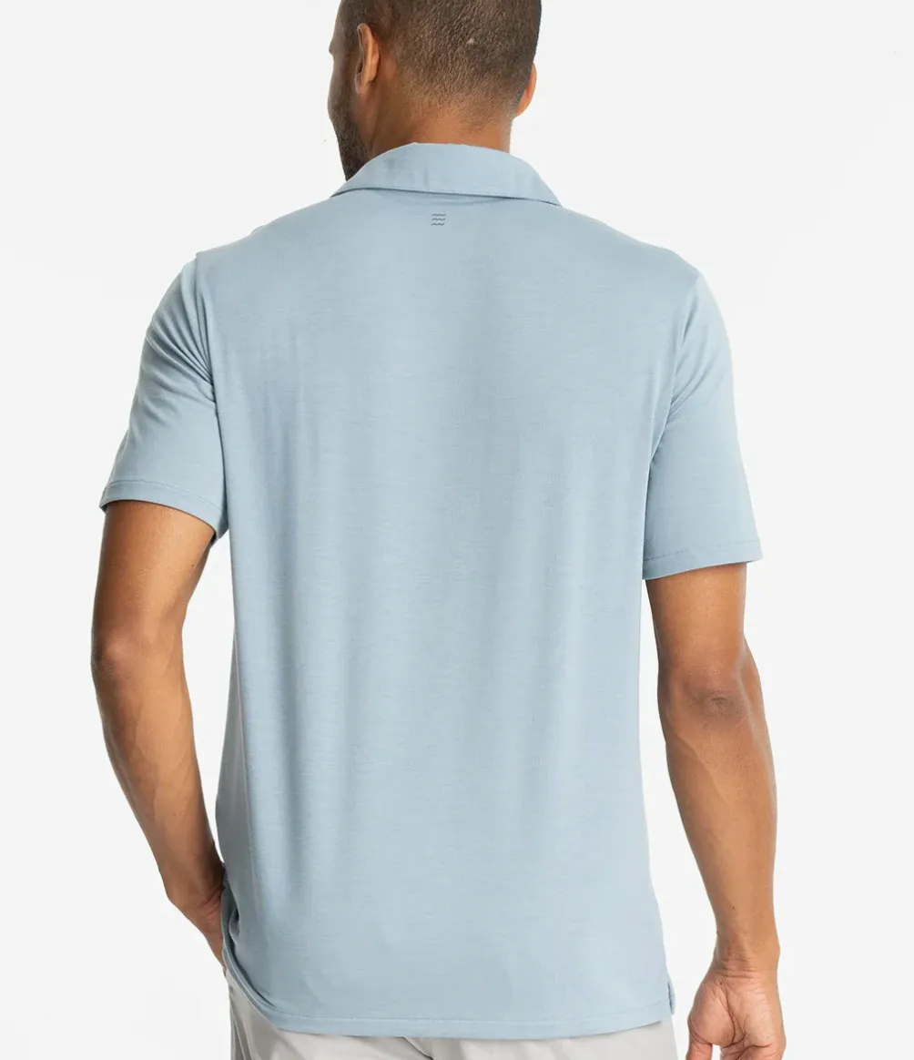 Elevate Polo Blue Fog