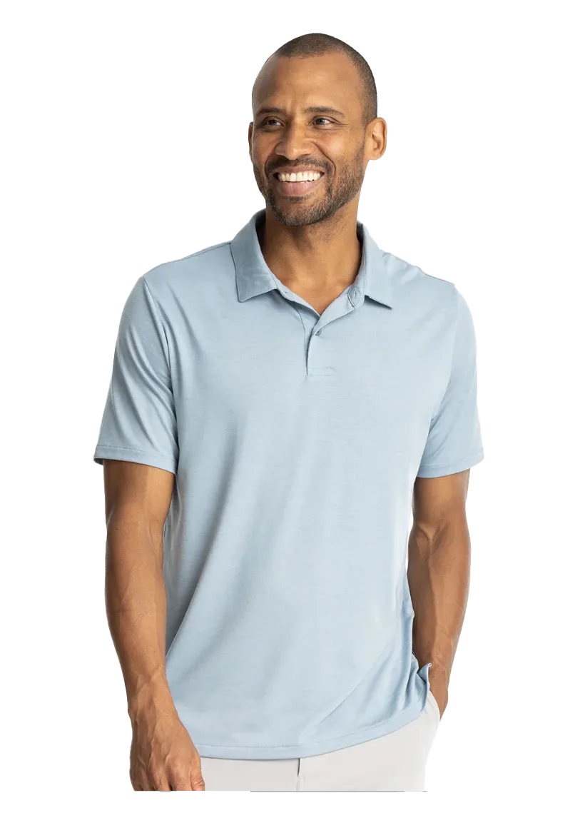 Elevate Polo Blue Fog