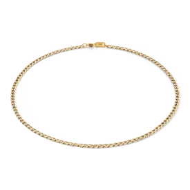 Extension chain 50 cm gold