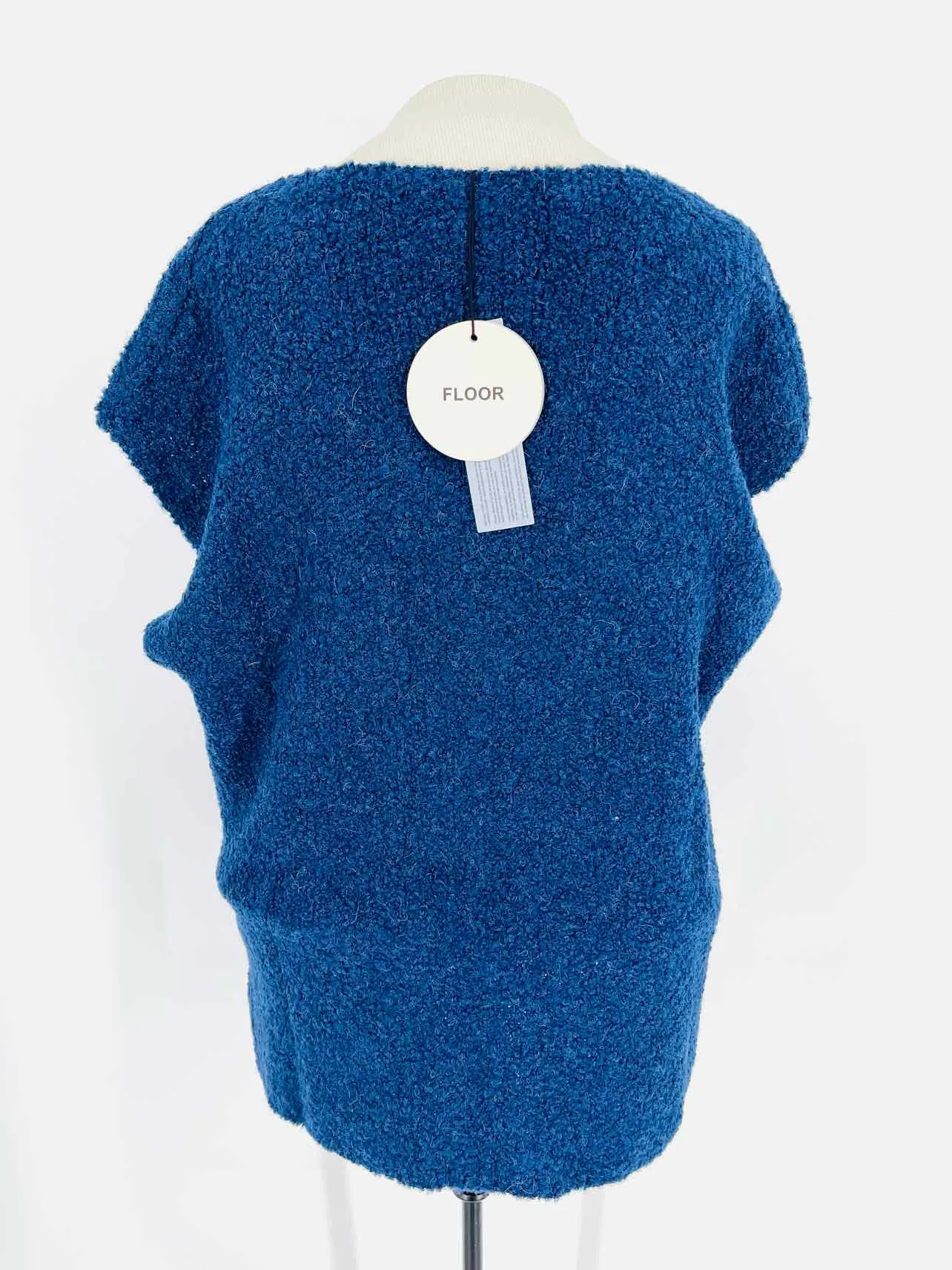 Floor Size XS Navy Fleece NEW Designer Vest