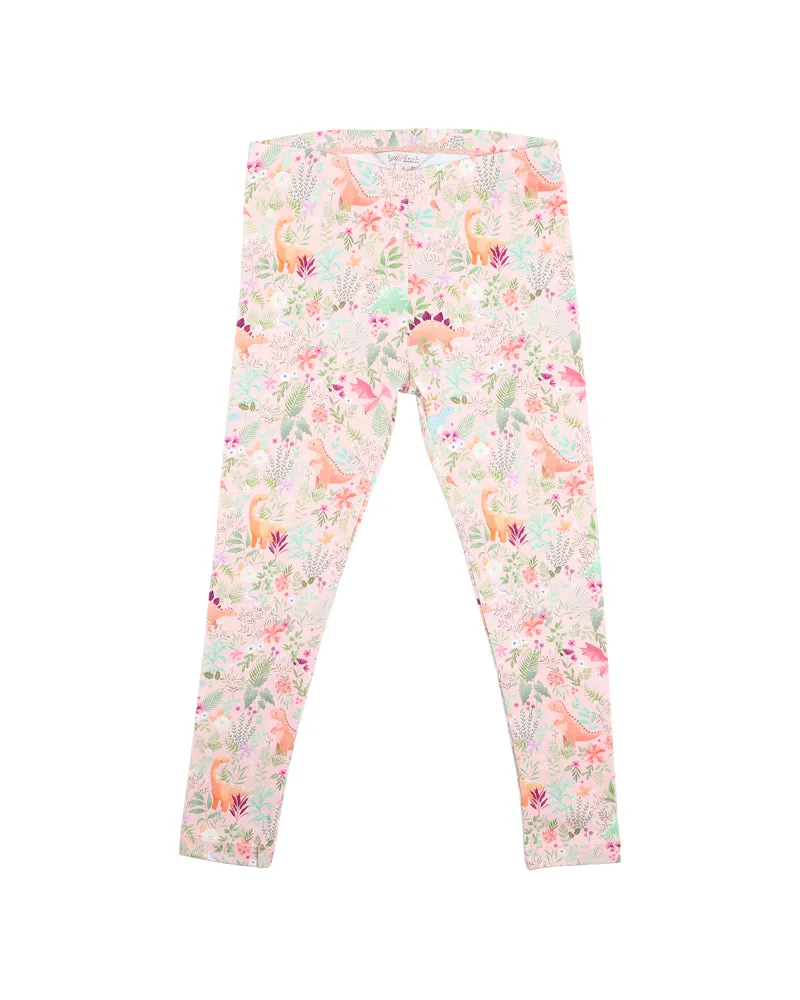 FLORASAURUS PRINT LEGGINGS 3-7 YRS