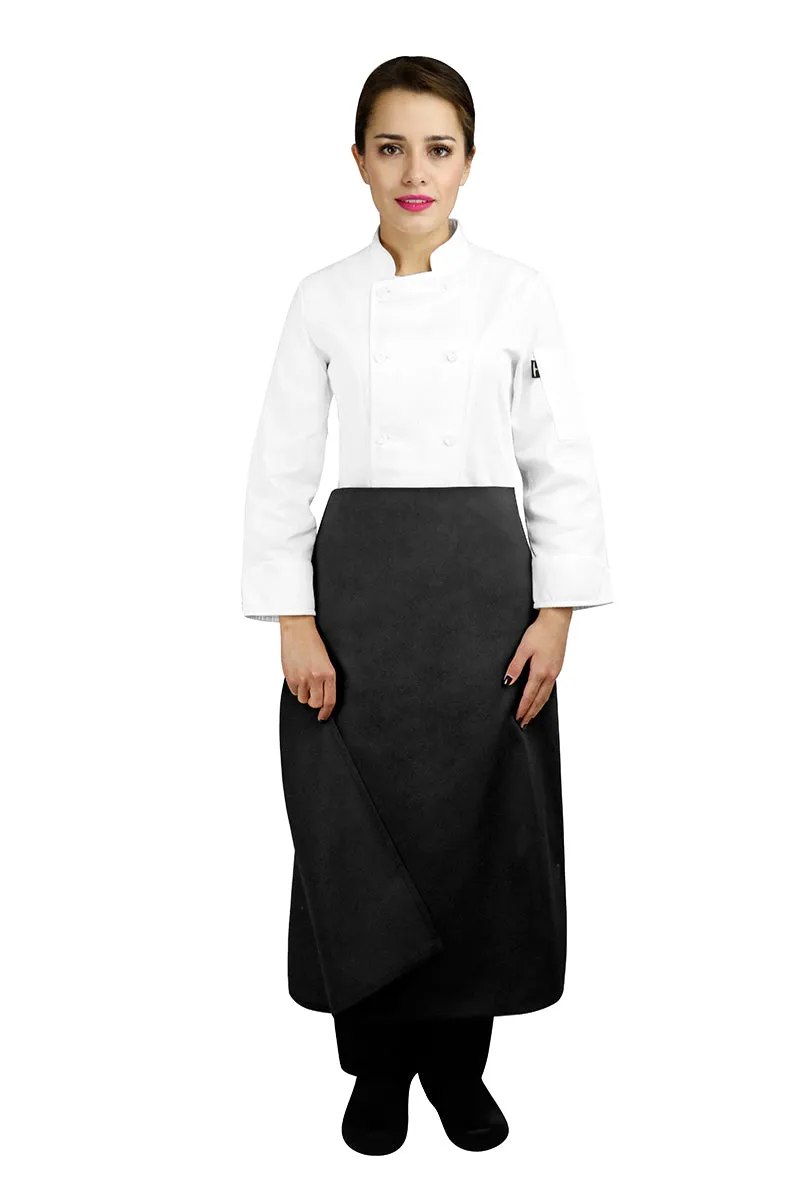 Four-Way Chef Apron without Waistband