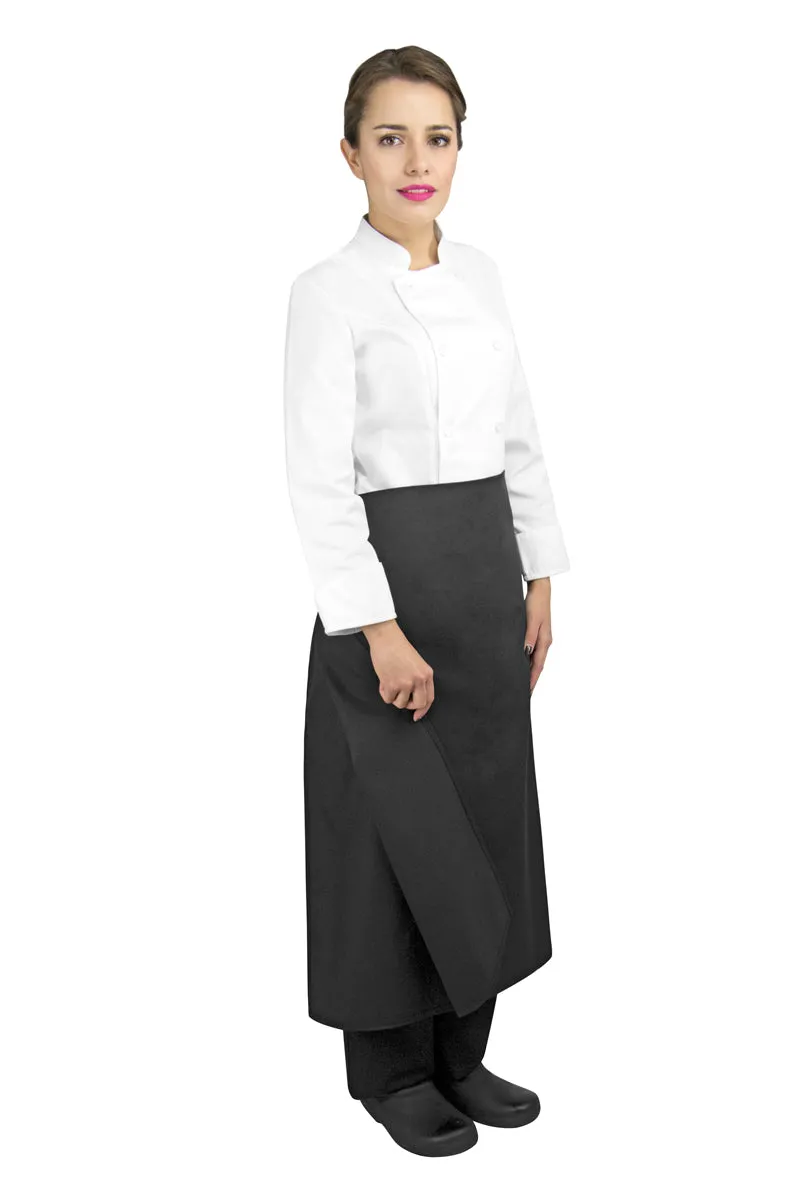Four-Way Chef Apron without Waistband