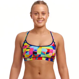 Funkita - On The Grid - Ladies Eco Sports Top