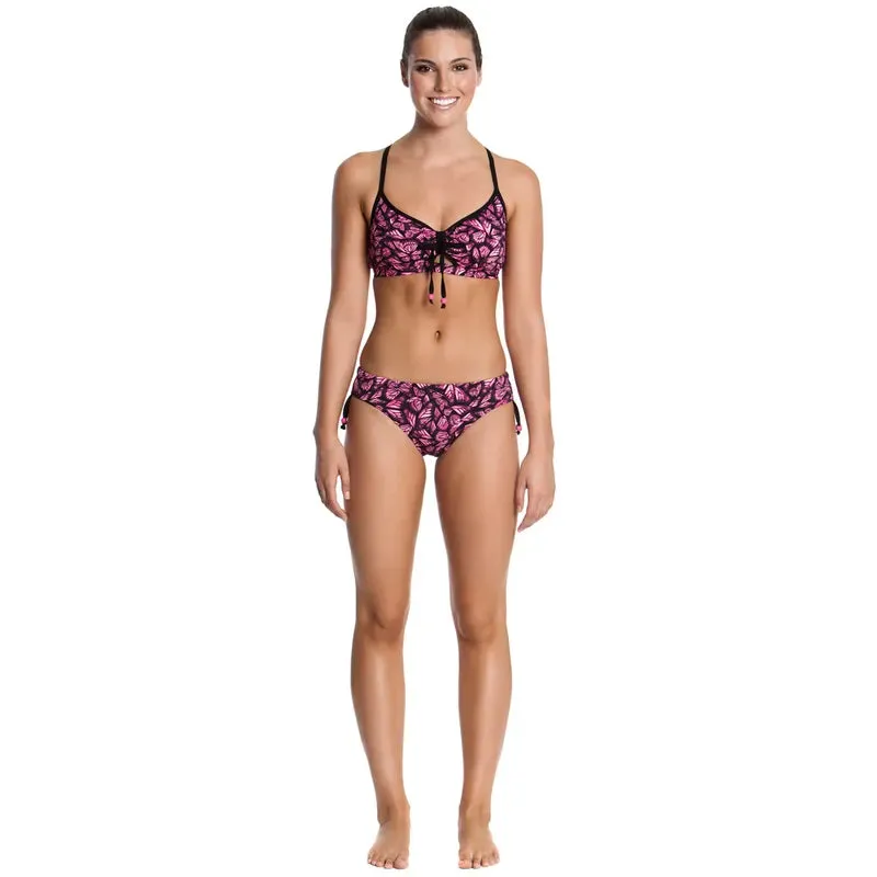 Funkita - Pink Flutterby - Ladies Tie Detail Brief