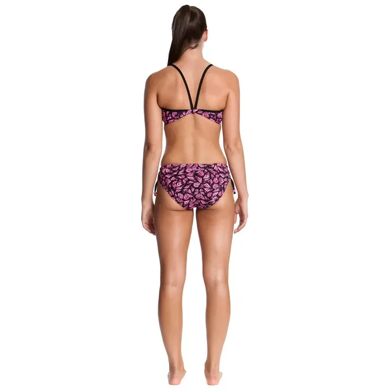 Funkita - Pink Flutterby - Ladies Tie Detail Brief