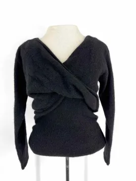 Gestuz Size XS Black Twist Wool Blend NEW Designer Sweater Set