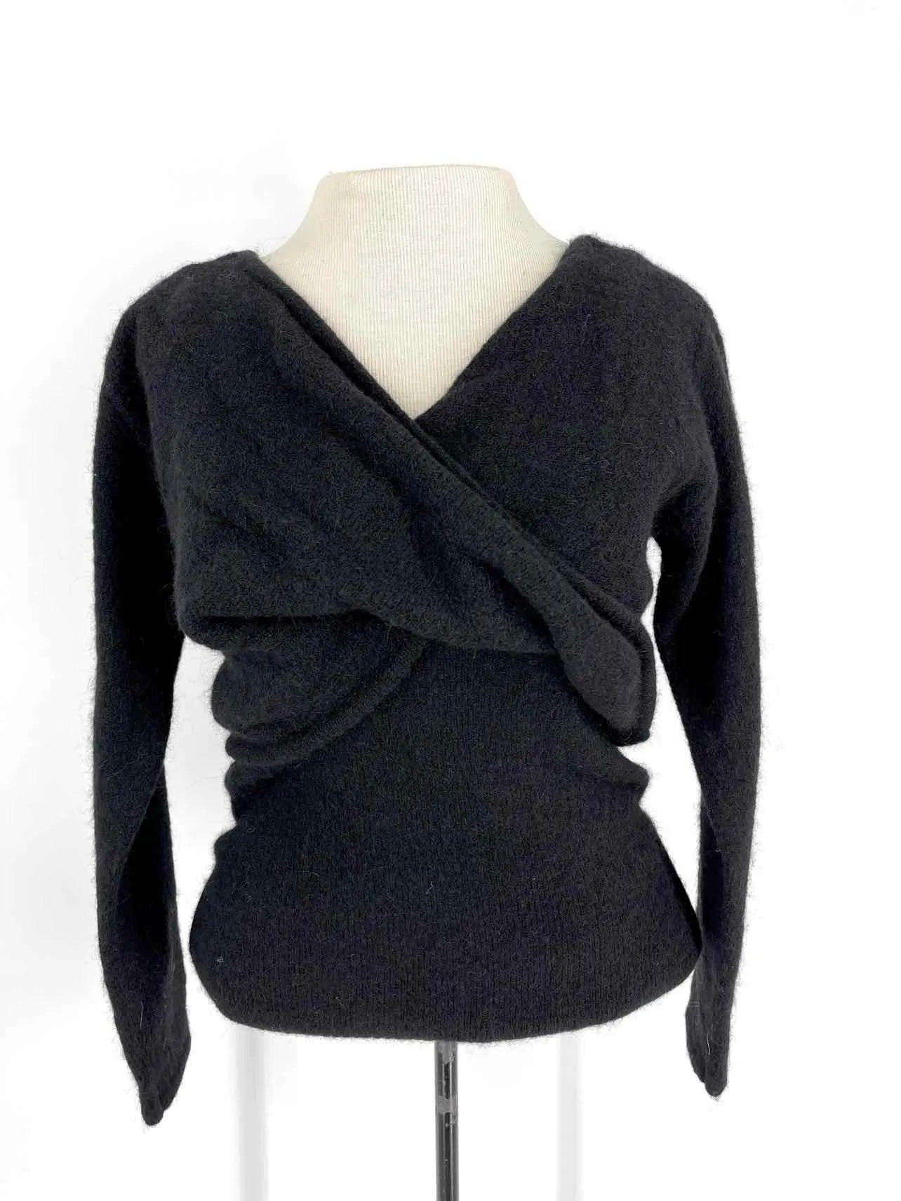 Gestuz Size XS Black Twist Wool Blend NEW Designer Sweater Set