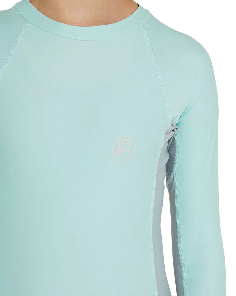 Girls Classic Uv Ls Rash Vest