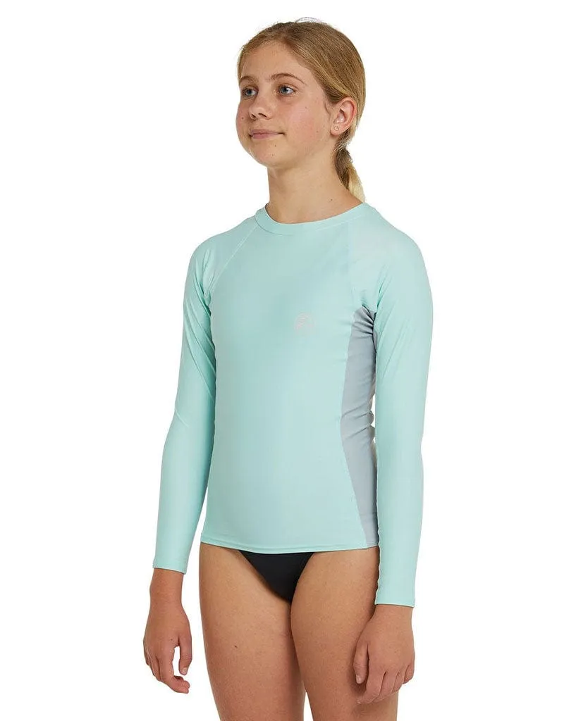 Girls Classic Uv Ls Rash Vest