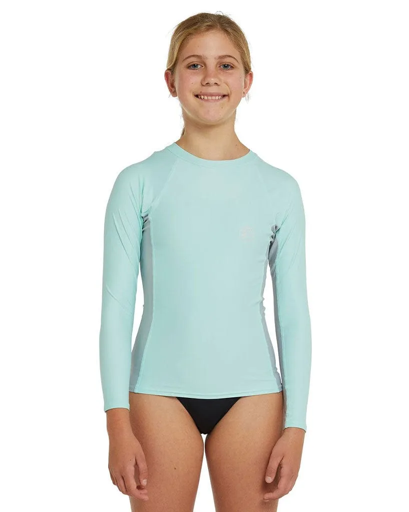 Girls Classic Uv Ls Rash Vest