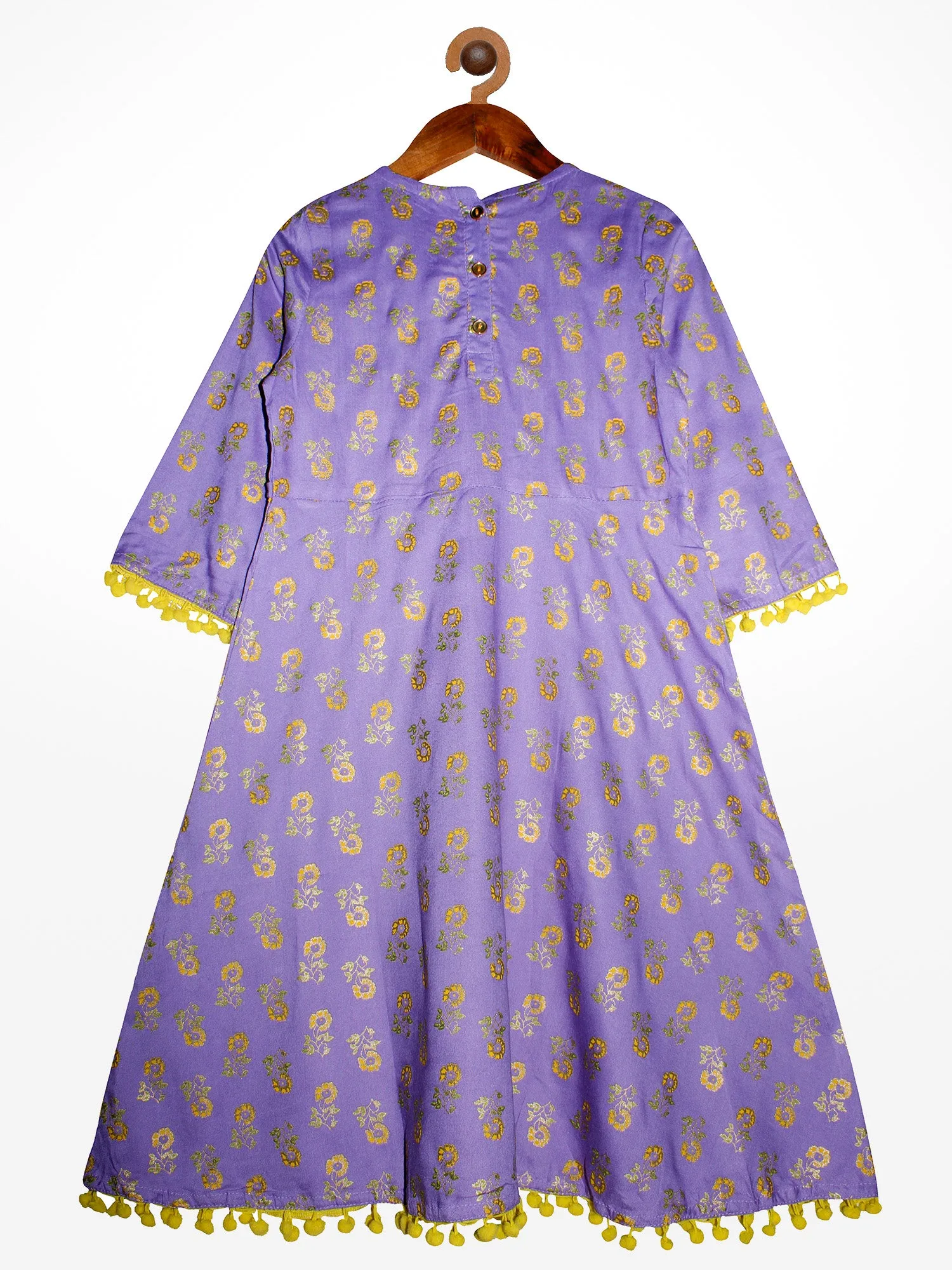 Girls Printed Kurta and Leggings Set