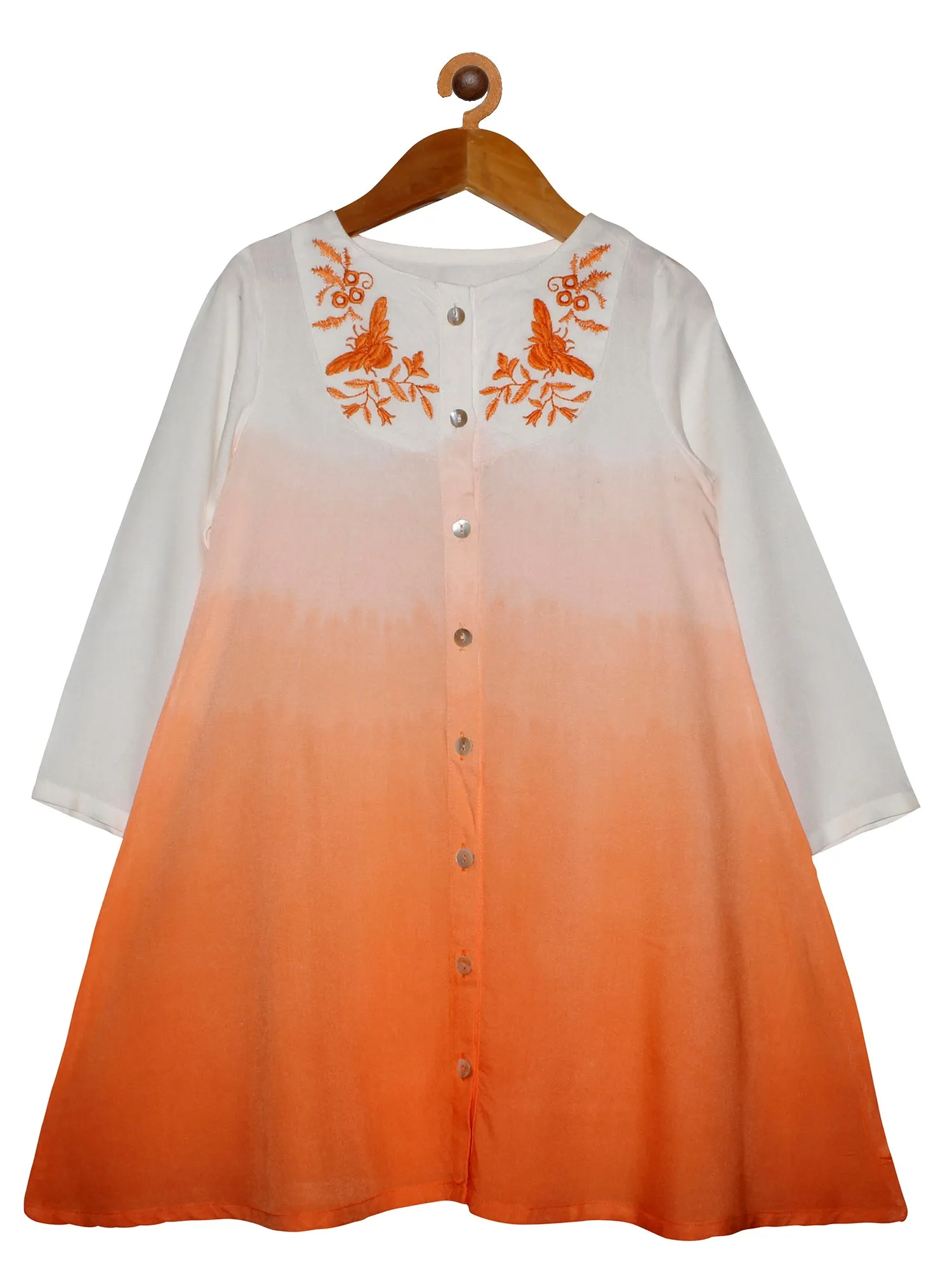Girls Printed Kurta and Leggings Set